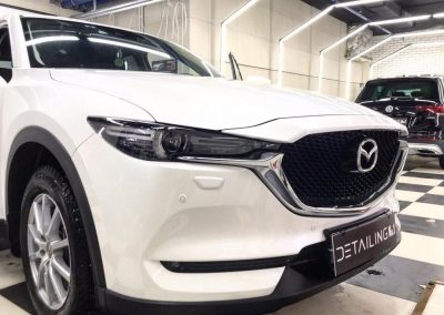 Mazda CX-5 — отполировали кузов, покрытие жидким стеклом Krytex, бронирование глянцевых элементов полиуретановой пленкой Hexis