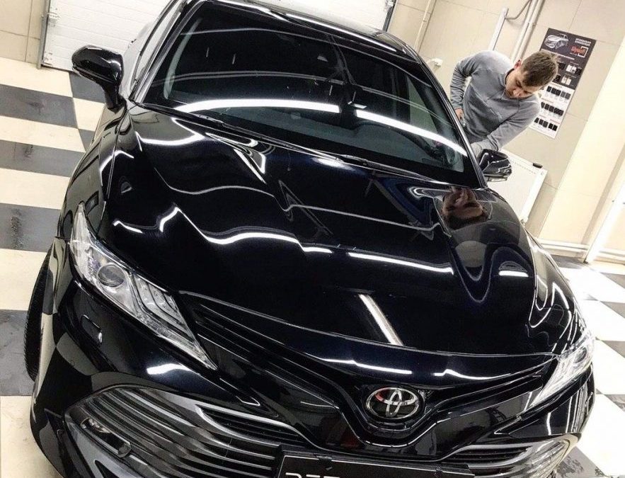 Toyota Camry — мойка автомобиля по 3-х фазной технологии